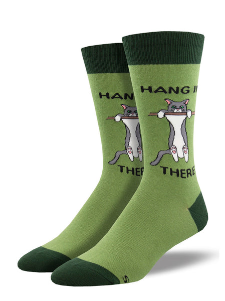Mens "Hang in There" Sock
