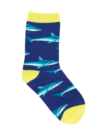 Kids Shark School Sock