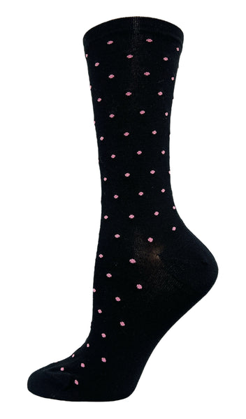 Ladies Wellness Bamboo Dots Sock