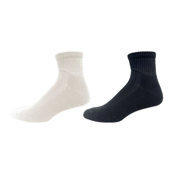 Mens Wellness Cotton Quarter Sock