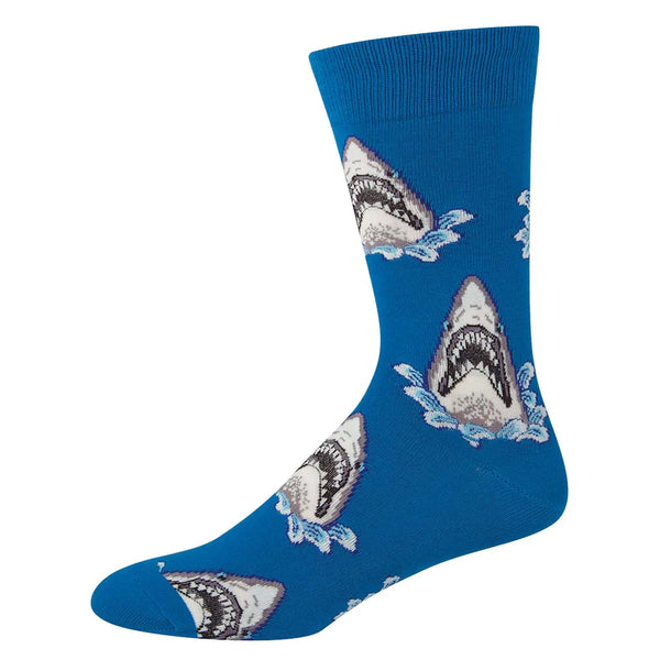 Mens Shark Attack Sock