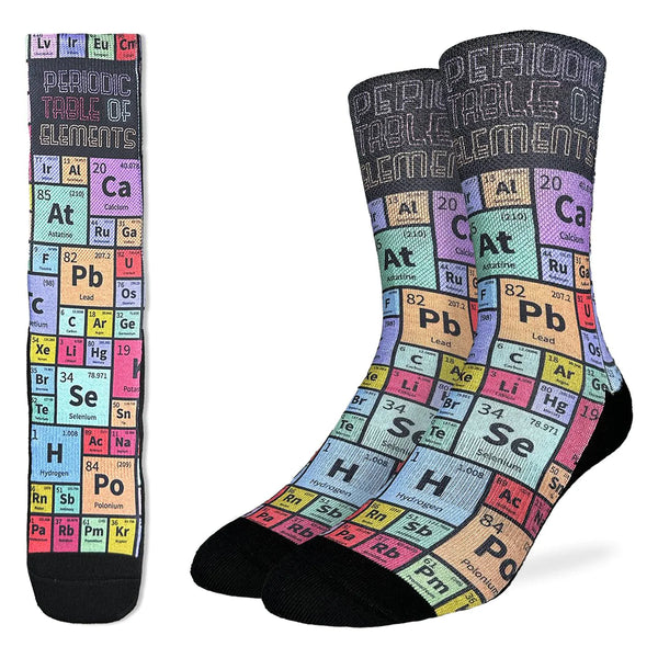Mens Periodic Table of Elements Sock