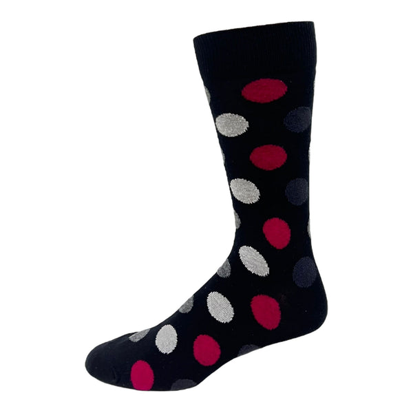 Mens Cotton Big Dots Sock