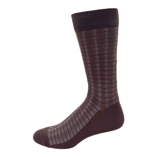 Mens Cotton Stitch Stripe Sock