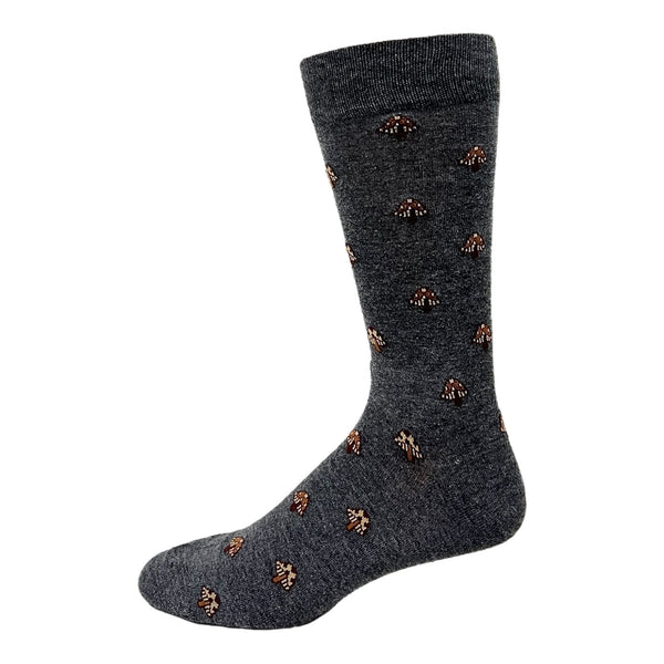 Mens Bamboo Mushrooms Sock