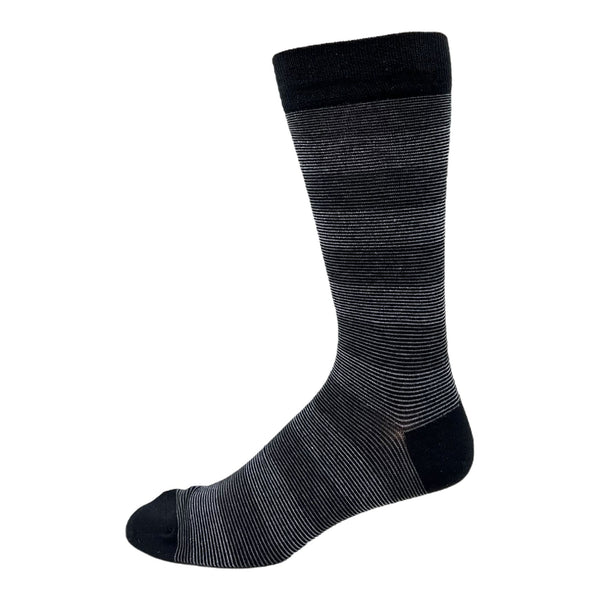 Mens Bamboo Pin Stripe Sock