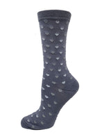 Womens Bamboo Heart Sock