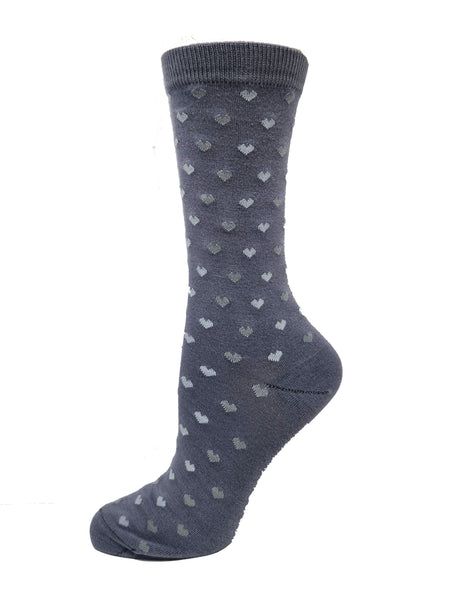 Womens Bamboo Heart Sock