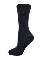 Womens Bamboo Dashed Dot Sock
