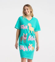 Ladies Bitch Bitch Bitch Nightshirt