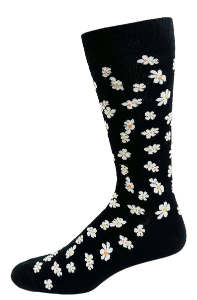 Mens Cotton Flowers Sock