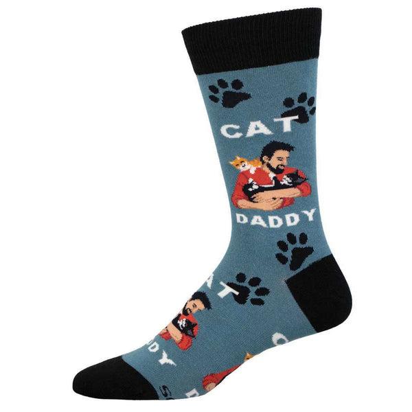 Mens Cat Daddy Sock