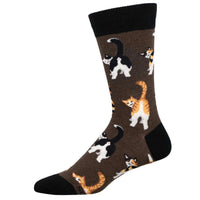 Mens Cat Butts Sock