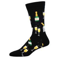 Mens Champagne Toast Sock