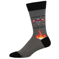 Mens First In, Last Out Sock