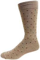 Mens Cotton Polka Dot Sock