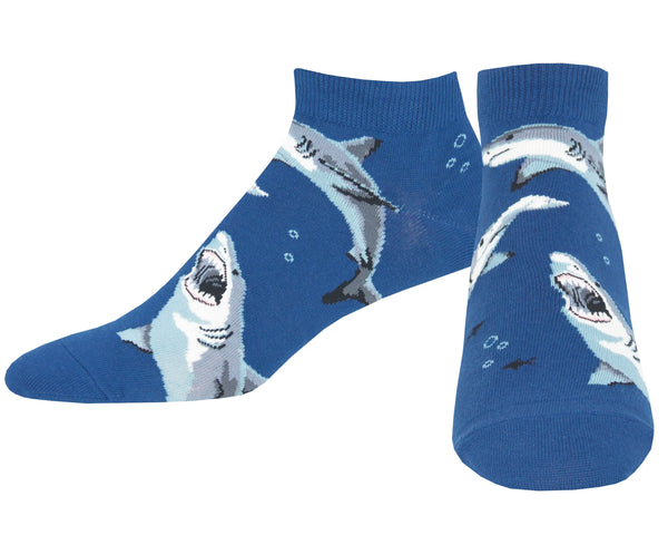 Mens Shark Chums Ankle Sock