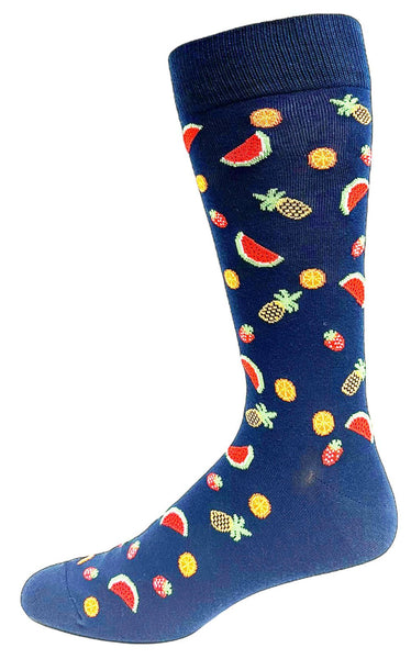 Mens Cotton Summer Fruit Sock