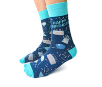 Mens Happy Birthday Sock