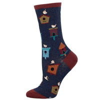 Ladies Birdhouses Sock