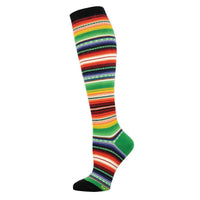 Ladies Mexican Serape Knee High Sock