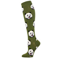 Ladies No Embarrassment Panda Knee High Sock