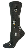 Ladies Wellness Bamboo Cats Sock