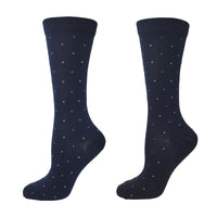 Ladies Wellness Bamboo Square Dots Sock