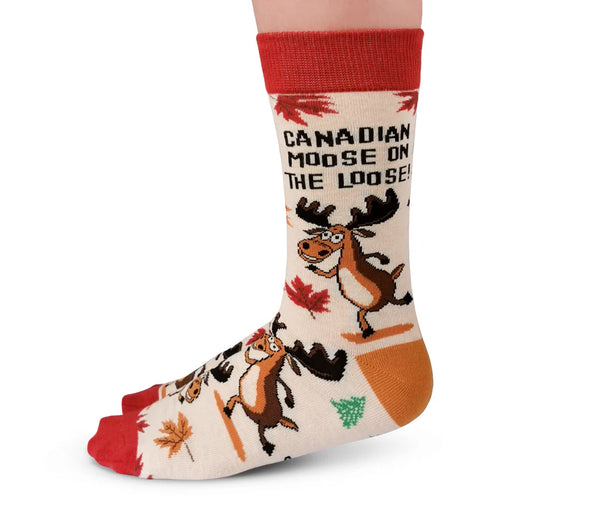 Ladies Canadian Moose Sock