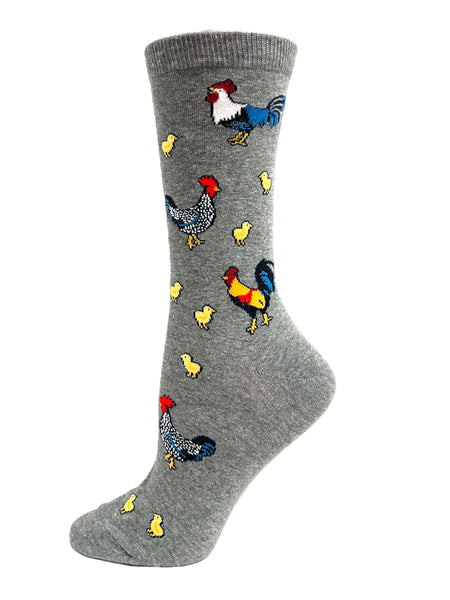 Ladies Cotton Chicken Sock