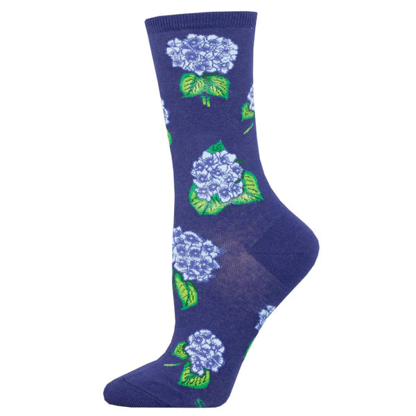 Ladies Hydrangeas Sock