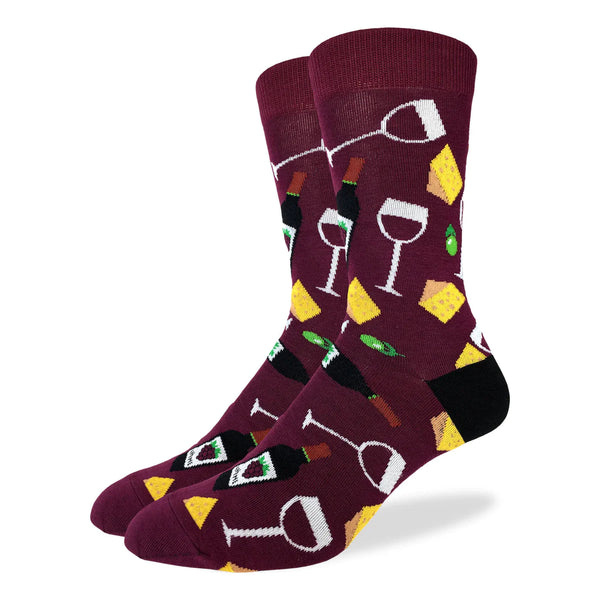 King Size Wine & Cheese Sock