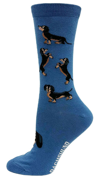 Ladies Cotton Dachshund Sock