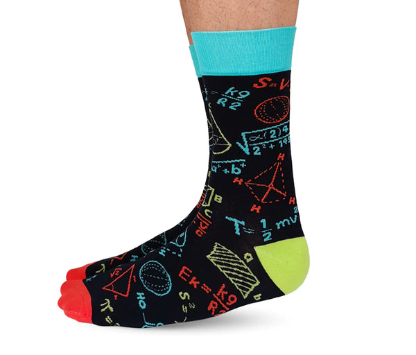 Mens Math Attack Sock