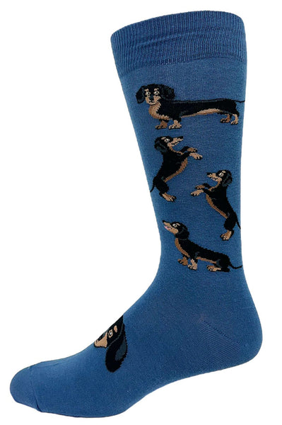 Mens Cotton Dachshund Sock