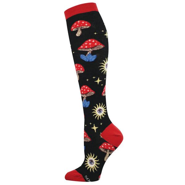 Ladies Mystic Mushroom Knee High Socks