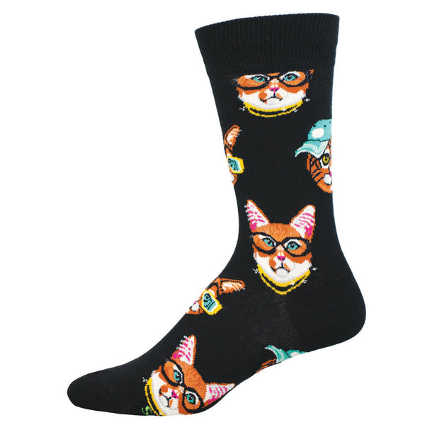 Mens One Cool Cat Sock