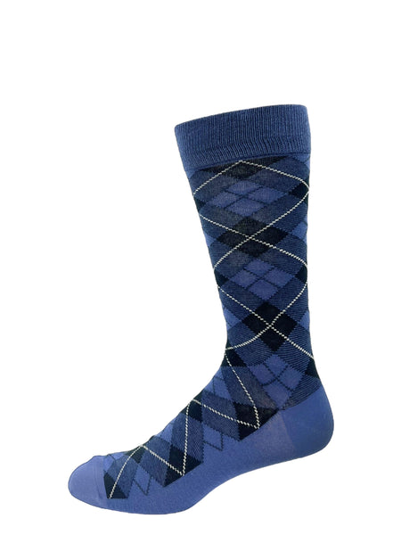 Mens Bamboo Plaid Sock