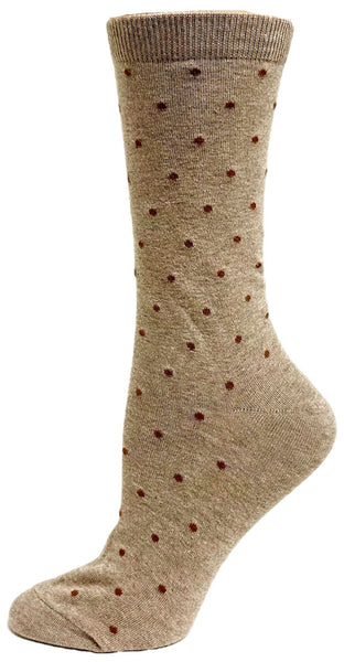 Ladies Cotton Polka Dot Sock