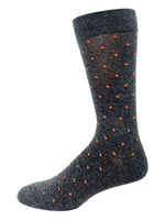 Mens Bamboo Polka Dot Sock