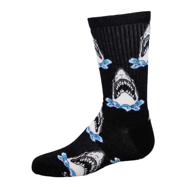 Kids Shark Attack Athletic Sock