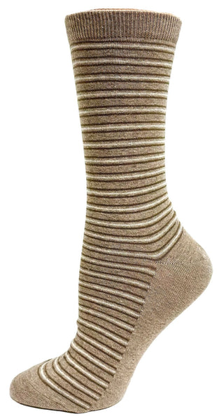 Ladies Cotton Stripe Sock