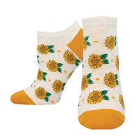 Ladies Sunflower Funflower Shortie Sock