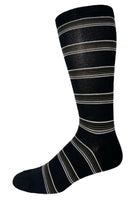 Mens Wellness Bamboo Stripe Sock