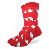 Mens Canada Beaver Socks