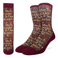 Mens Go To The Library Sock