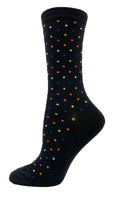 Ladies Cotton Bright Dots Sock