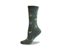 Ladies Cotton French Bulldog Sock