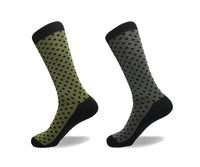 Mens Bamboo Dot on Line Sock