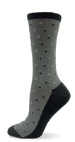 Ladies Bamboo Dotted Line Sock